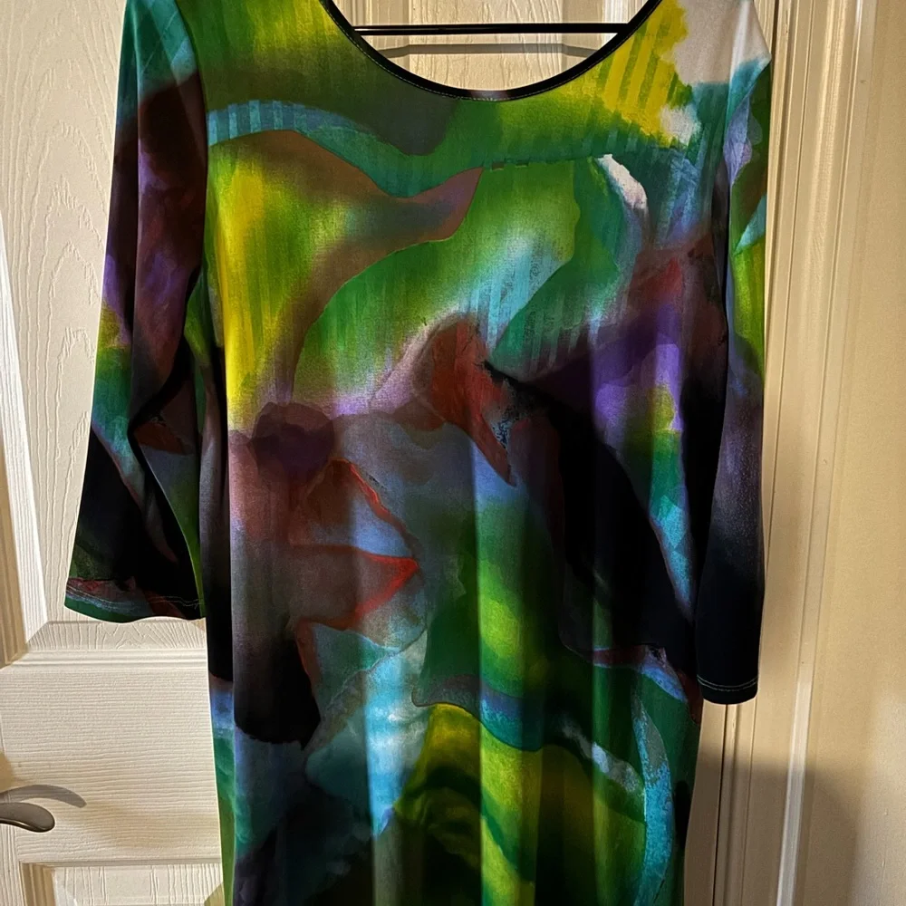 Clara sun woo colorful top size M that would be great as swim coverup! - Picture 4 of 4